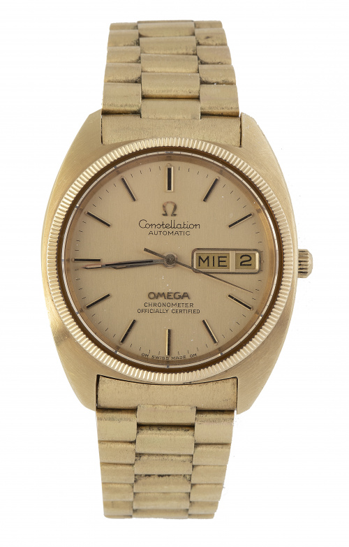 Reloj Omega Constellation años 70 en oro