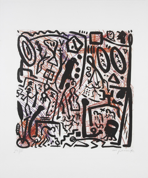 A.R. PENCK (Dresde, Alemania, 1939 - Zúrich, Suiza, 2017), 