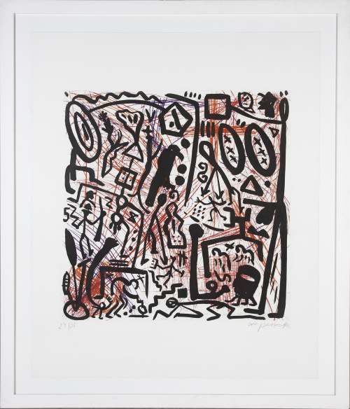 A.R. PENCK (Dresde, Alemania, 1939 - Zúrich, Suiza, 2017), 