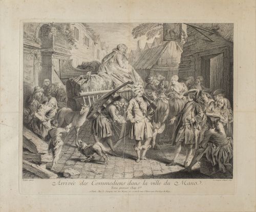 LOUISE DE SURUGUE DE SURGIS (1686- 1762)"Arrivée des comé