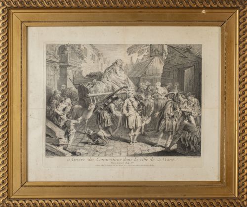 LOUISE DE SURUGUE DE SURGIS (1686- 1762)"Arrivée des comé