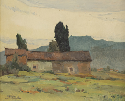 FRANCISCO CASARIEGO Y TERRERO (Oviedo, 1890-1958)Paisaje 