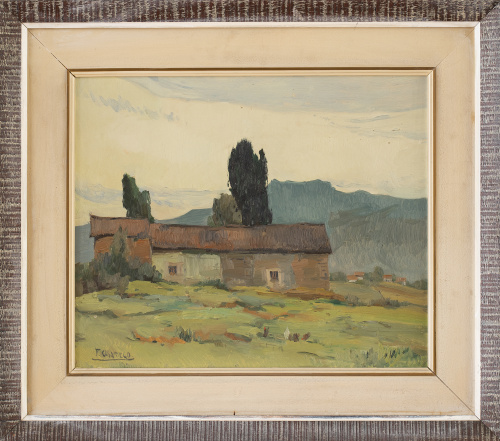 FRANCISCO CASARIEGO Y TERRERO (Oviedo, 1890-1958)Paisaje 