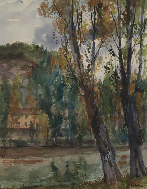 LUIS GARCÍA - OCHOA (San Sebastián, 1920 - 2019)Paisaje c