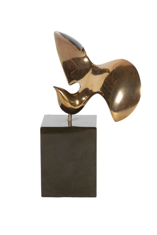 JOSE LUIS PEQUEÑO (Bilbao, Vizcaya, 1941)Dos esculturas e