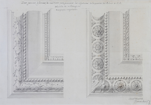 VENTURA RODRIGUEZ Y TIZON (Madrid, 1717-1785)Proyecto de 