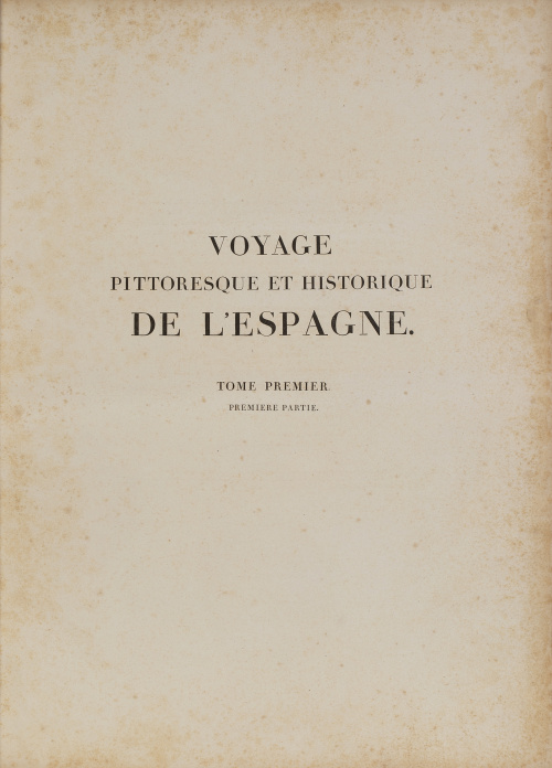 ALEXANDRE LABORDE (1773 / 1842)"Voyage pittoresque et his