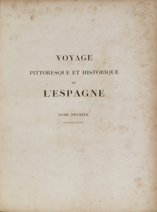 ALEXANDRE LABORDE (1773 / 1842)"Voyage pittoresque et his