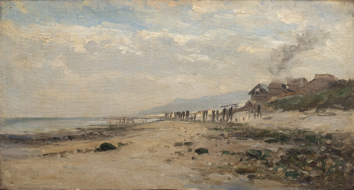 CARLOS DE HAES (Bruselas, 1826-Madrid, 1898)La costa de V