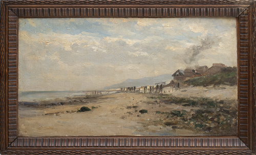 CARLOS DE HAES (Bruselas, 1826-Madrid, 1898)La costa de V