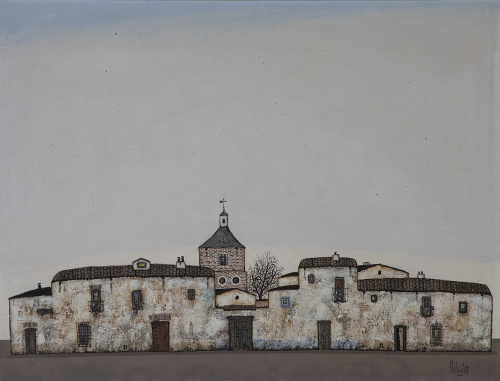 PASCUAL PALACIOS (Madrid, 1920 - 1994)Pueblo Español, 197