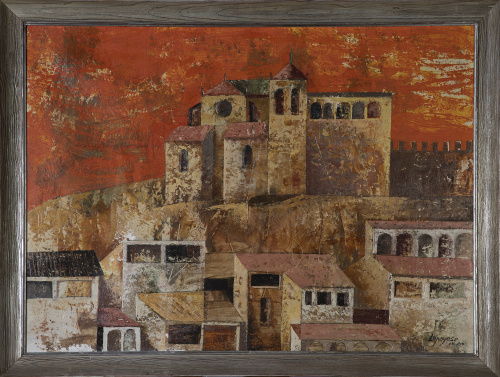 JOSÉ LAPAYESE DEL RÍO (Madrid, 1926 - 2000)Alquezar, 1967