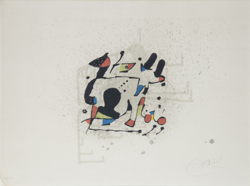 JOAN MIRÓ (Barcelona, 1893 - Palma de Mallorca, 1983), JOAN