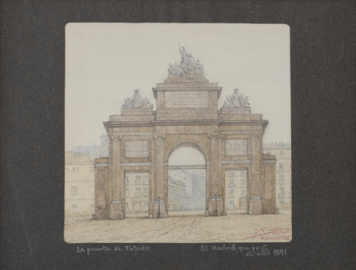 JOSÉ MARTÍNEZ GARÍ (Alicante 1869-Madrid?)La Puerta de To