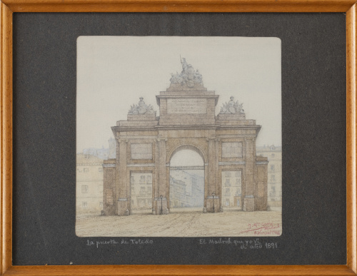 JOSÉ MARTÍNEZ GARÍ (Alicante 1869-Madrid?)La Puerta de To