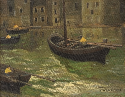 ENRIQUE MARTÍNEZ CUBELLS (Madrid, 1874-Málaga, 1947)Pesca