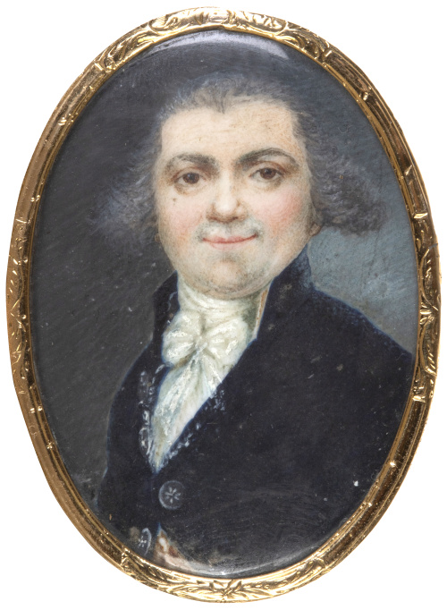 ESCUELA FRANCESA, H. 1800Retrato de caballero