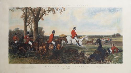 JOHN FREDERICK HERRING SR (Londres 1795 - 1865)Fox Huntin