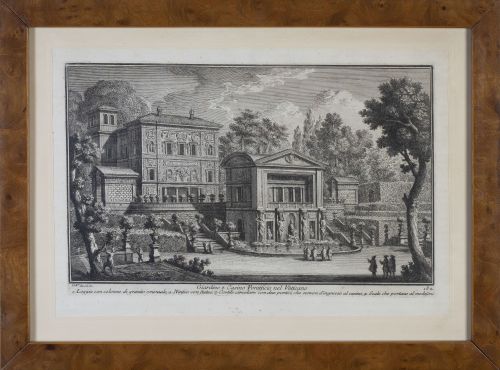 GIUSEPPE VASI (Sicilia, 1710- Roma 1782)Casino e Villa Co