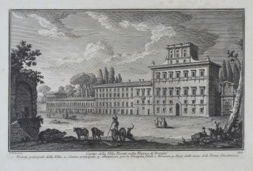 GIUSEPPE VASI (Sicilia, 1710- Roma 1782)Casino e Villa Co