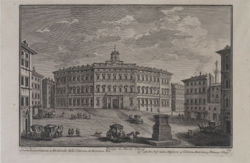 GIUSEPPE VASI (Sicilia, 1710- Roma 1782)Frontispicio aleg