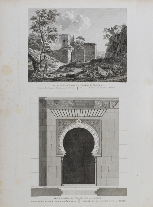 ALEXANDRE DE LABORDE (Paris, 1773-1842)Conjunto de trece 