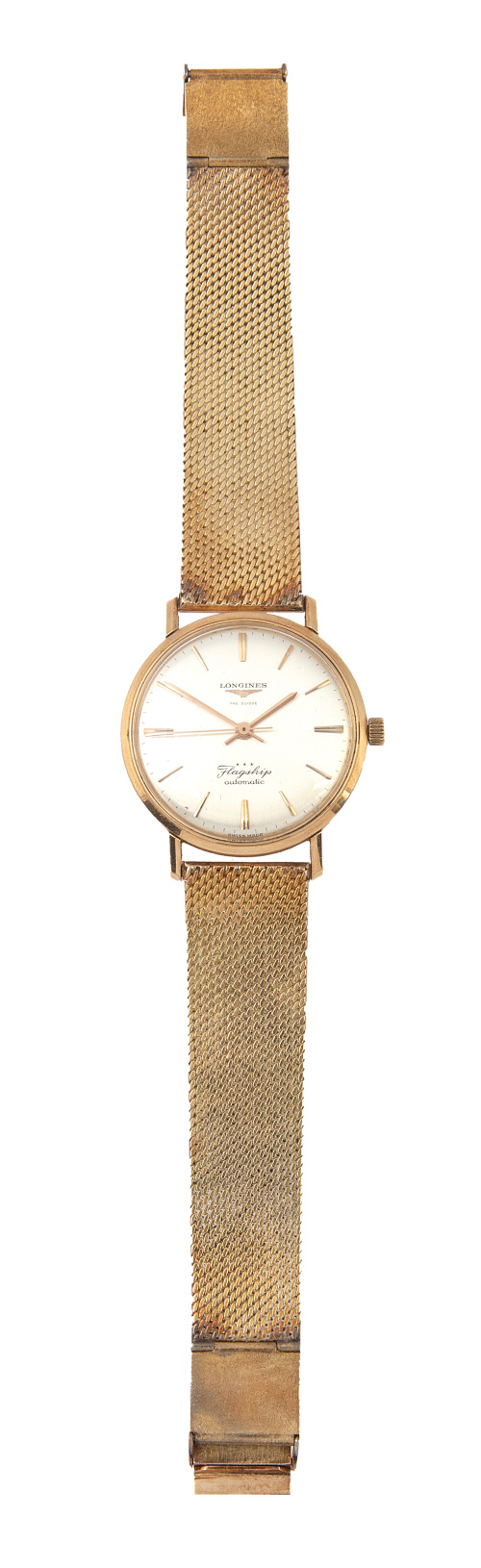 Reloj de caballero OMEGA años 60 con de pulsera malla 