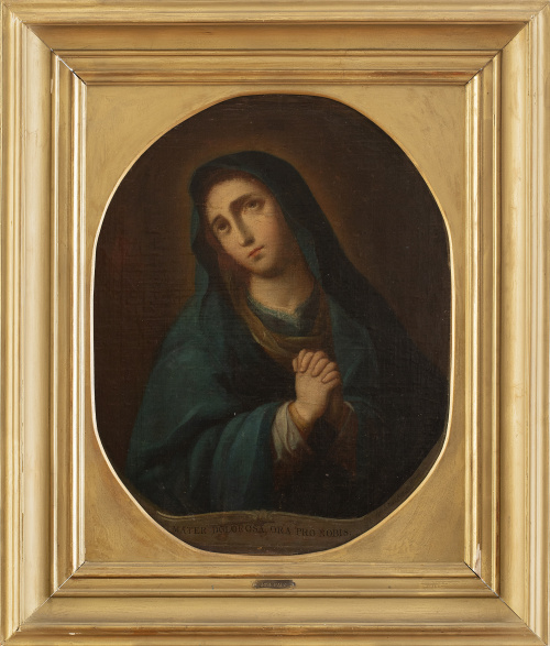 JOSÉ DE PÁEZ (Ciudad de México, 1721- c. 1780)Dolorosa