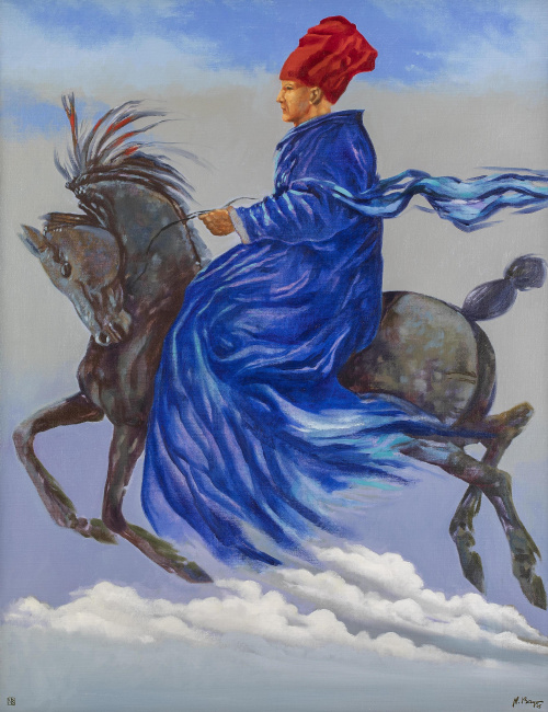 NATALIO BAYO (Epila, Zaragoza, 1945)Paseo por las nubes, 