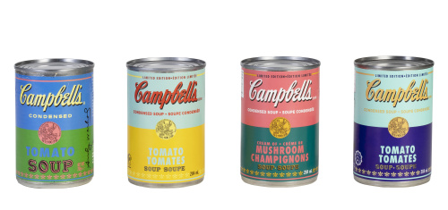 DESPUÉS DE ANDY WARHOLCampbell&#39;s Soup Cans, 2012 y 2020