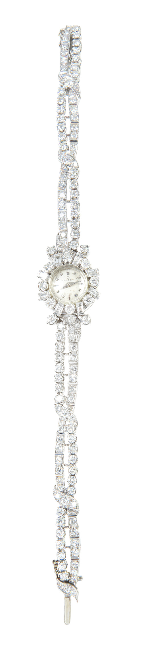 Reloj de pulsera de brillantes OMEGA para señora años 60