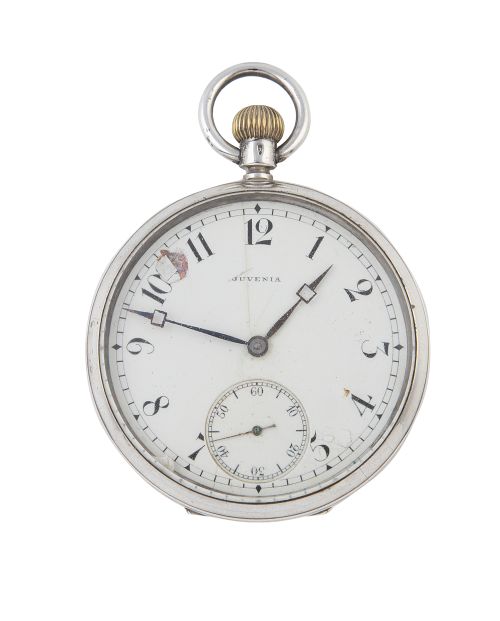 Reloj lepine de bolsillo JUVENIA en plata de pp. S. XX . Nº
