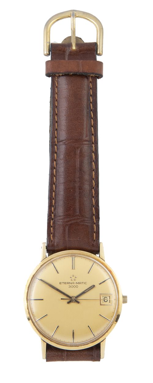Reloj de pulsera ETERNA-MATIC 3000. Nº 6118140 en oro de 18K