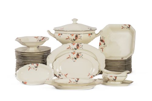 Vajilla de porcelana esmaltada con decoración esmaltada de 