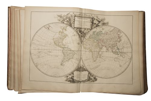 ROBERT DE VAUGONDY (Gilles y Didier)Atlas universalParí