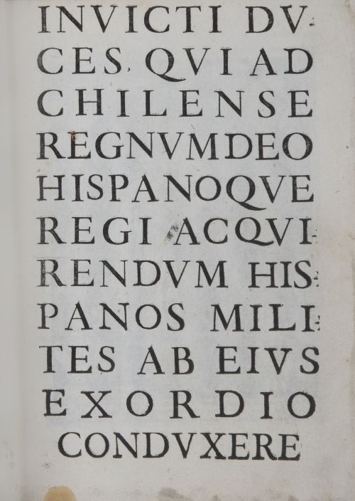 EL REINO DE CHILE, 1563Gobernadores de Chile y Perú.Alo