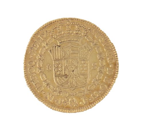 Fernando VII 1820. Moneda de 8 escudos de Fernando VII en o