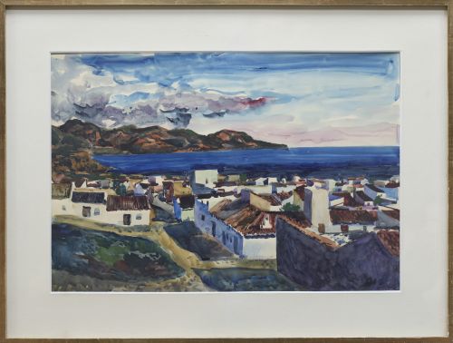 LUIS GARCÍA - OCHOA (San Sebastián, 1920 - 2019)Pueblo co