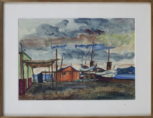 LUIS GARCÍA - OCHOA (San Sebastián, 1920 - 2019)Barcos de