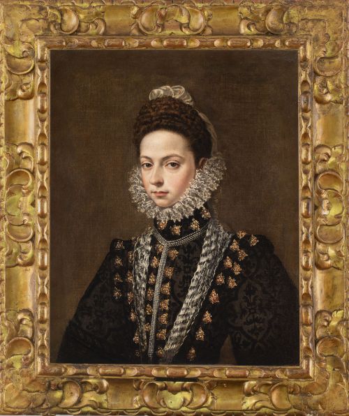 ESCUELA ESPAÑOLA, H. 1585Retrato de la infanta Catalina M