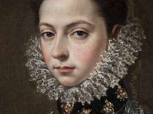 ESCUELA ESPAÑOLA, H. 1585Retrato de la infanta Catalina M