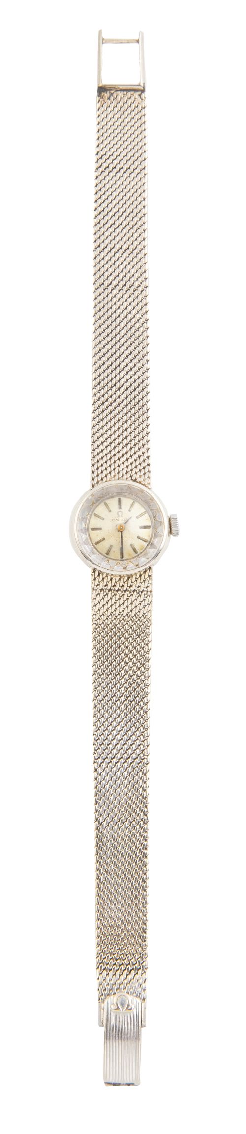 Reloj de pulsera de señora OMEGA en oro blanco años 60