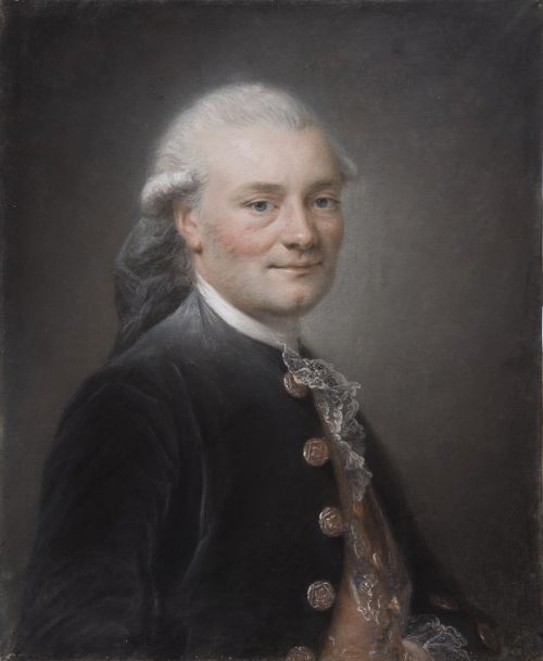 ESCUELA FRANCESA, H. 1760Retrato de caballero con levita 