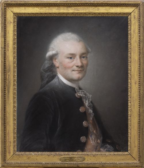 ESCUELA FRANCESA, H. 1760Retrato de caballero con levita 