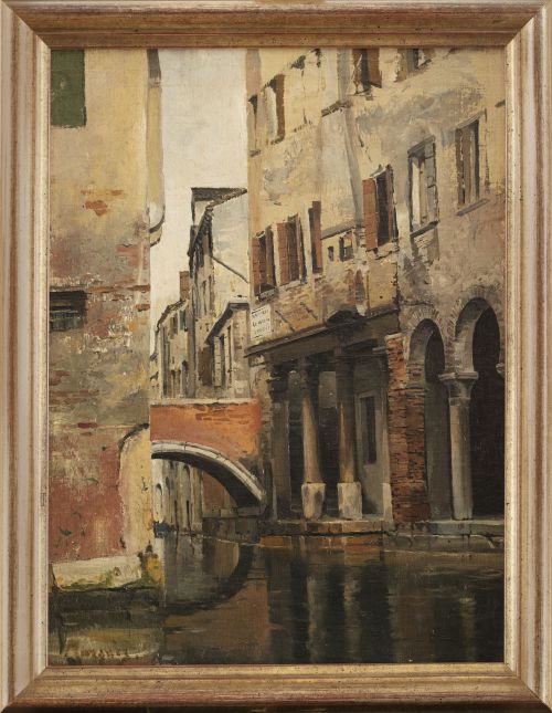 JOSEP MARQUÉS GARCÍA (Tarragona, 1862 - 1936)Canal de Ven