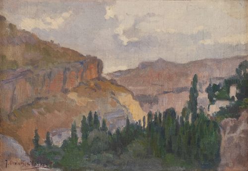 JOSÉ ORDOÑEZ Y VALDÉS (Aroche, 1873 - Madrid 1953)Paisaje