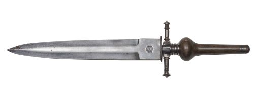 Manuel Fernández*.Cuchillo de caza Carlos IV, con empuñad