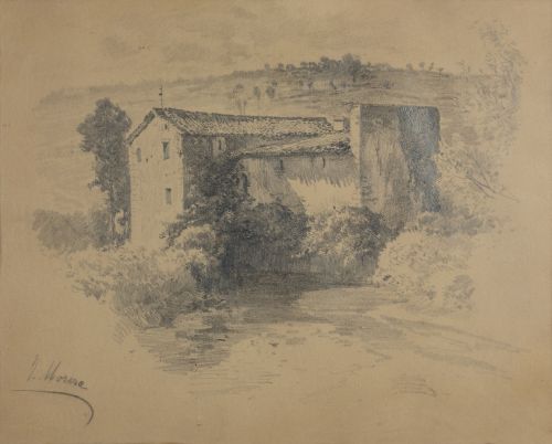 JAIME MORERA Y GALICIA (Lérida, 1854-Madrid, 1927)Paisaje