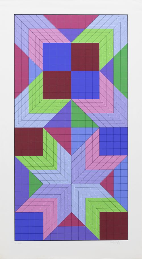 VÍCTOR VASARELY (Pécs, Hungría, 1906 - París, 1997)Door, 