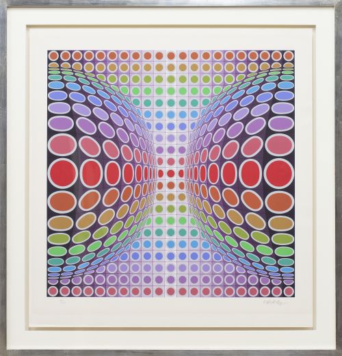 VÍCTOR VASARELY (Pécs, Hungría, 1906 - París, 1997)Dyss, 